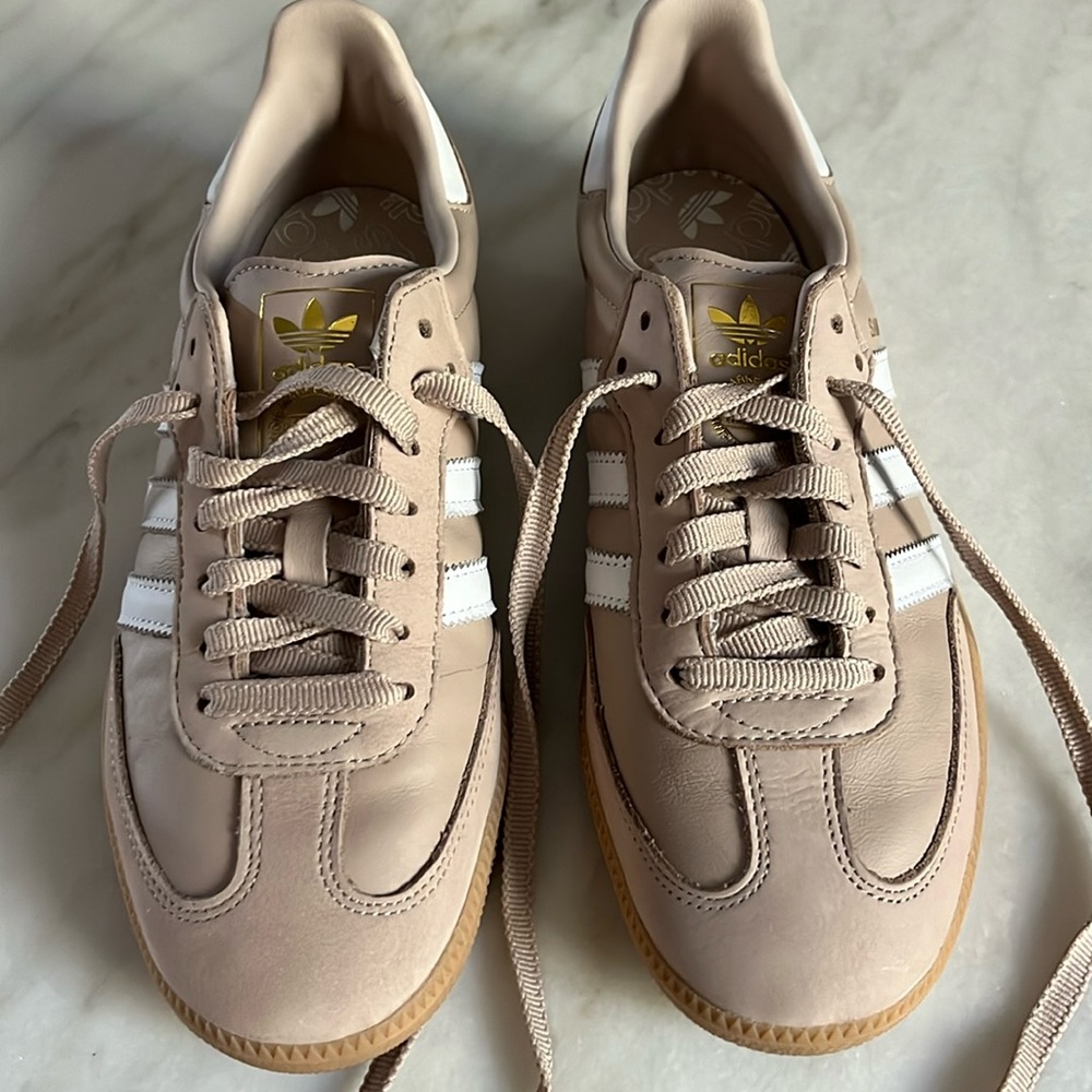 Brand new Adidas Sambas OG in beige